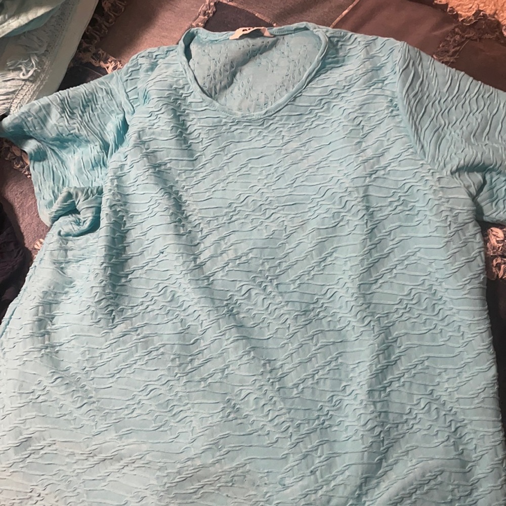 Alia aqua ladies T-shirt. 3xl